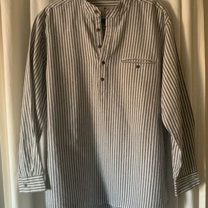 Striped Blue Men's Shirt